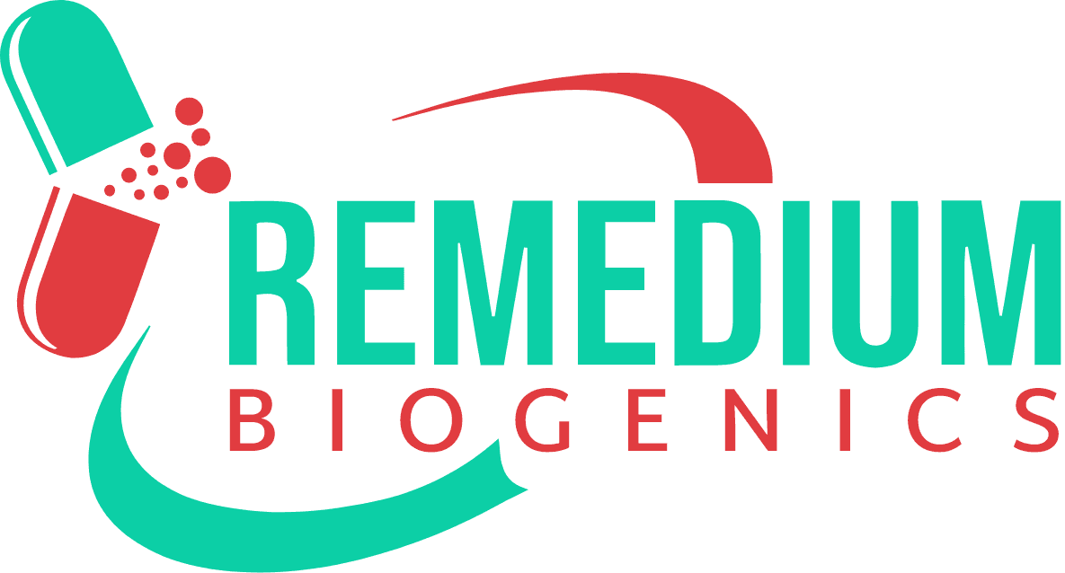 Theos Remedium Biogenics logo